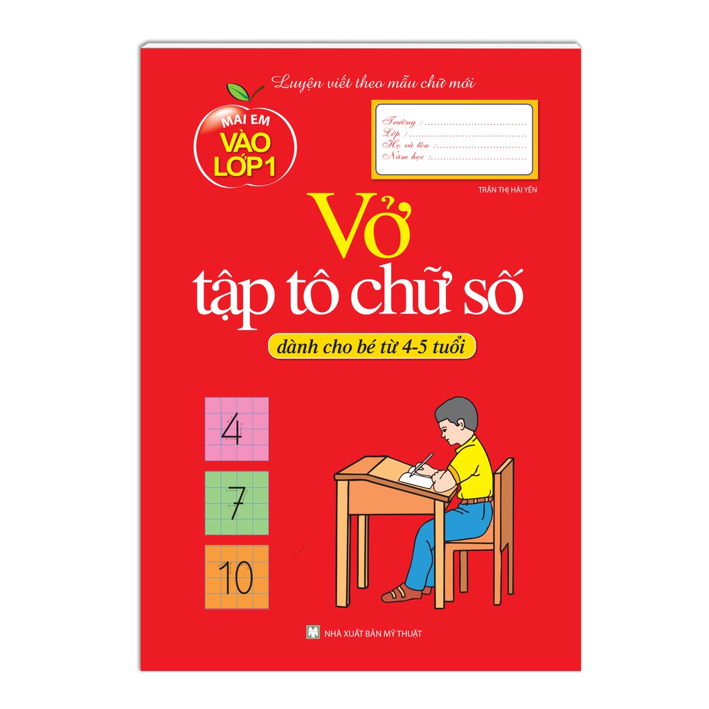 Sách - Vở tập tô chữ số (dành cho bé từ 5 - 6 tuổi)