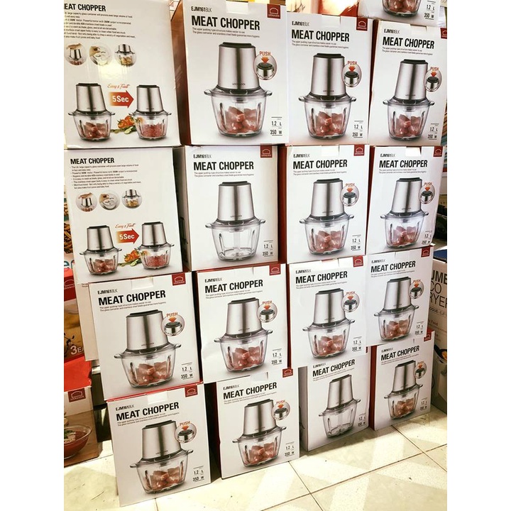 Máy xay thịt LocknLock lưỡi dao sắc bén EJM156BLK  EJM161BLK  - BABYHOPSG