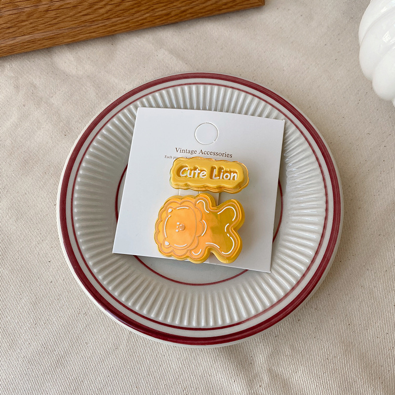 Kẹp tóc một bên giữ tóc con hình động vật nhỏ đơn giản dễ thương phong cách Hàn Quốc thời trang