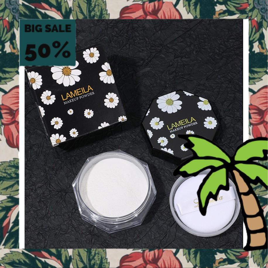 Bột Phấn Phủ Kiềm Dầu HOA CÚC TRẮNG LAMEILA siêu cưng mềm mịn lâu trôi che phủ tốt chính hãng nội địa sỉ rẻ makeup powde | BigBuy360 - bigbuy360.vn