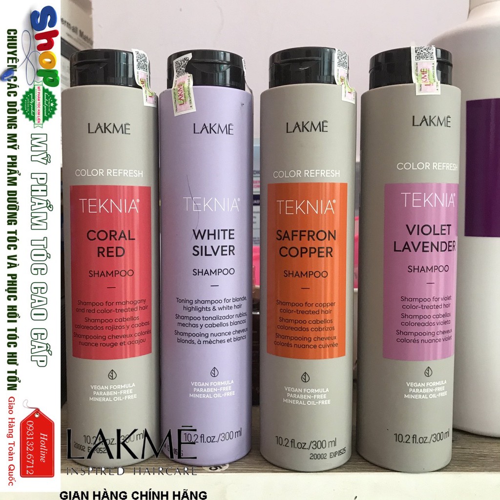🌾Best Seller🎋#lakme_chính_hãng# Dầu gội giữ màu dưỡng mềm tóc Lakme Teknia chuyên sâu Spain
