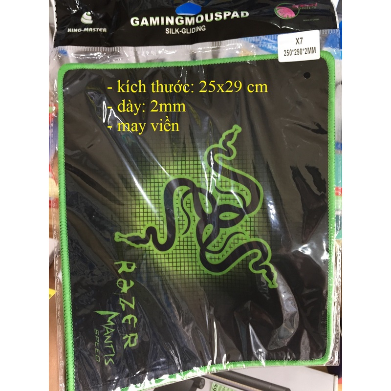 Tấm lót chuột Hoco GM22 kích thước nhỏ gọn 20x24cm viền may chắc chắn