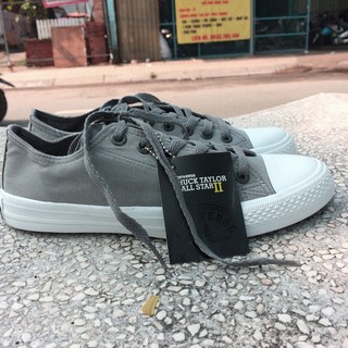 Giày AllStar Chuck Xám Nhạt Cổ Thấp Nam