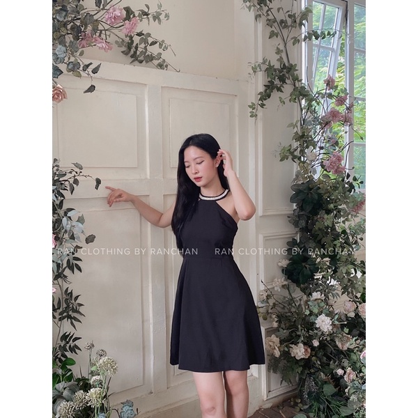 Đầm dự tiệc, dạ hội from cổ đính đá siêu sang chảnh