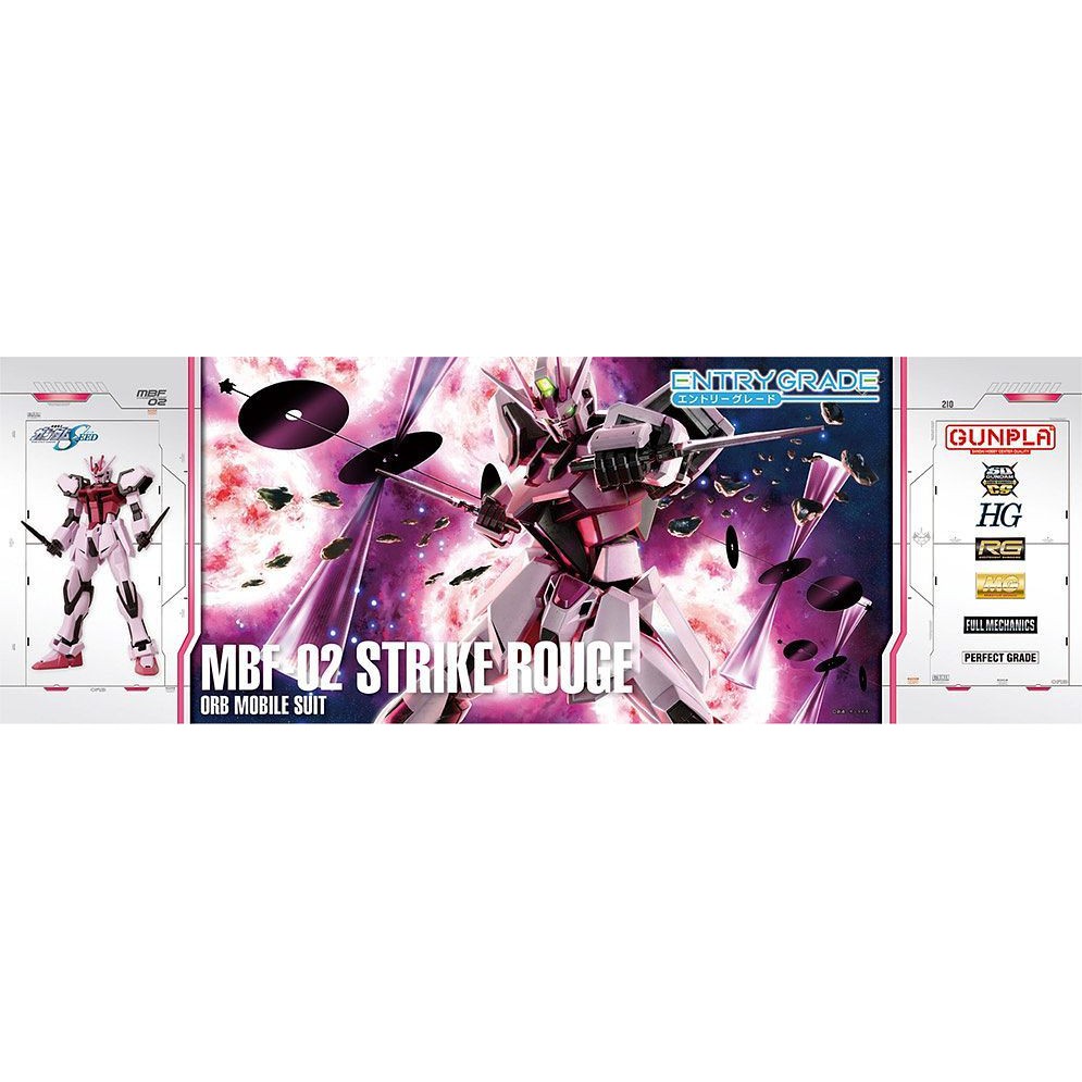 Mô hình lắp ráp Gundam Bandai – Heart Entry Grade Strike Rouge - Round Box Gunpla (Light Package) 1/144 [GDB]