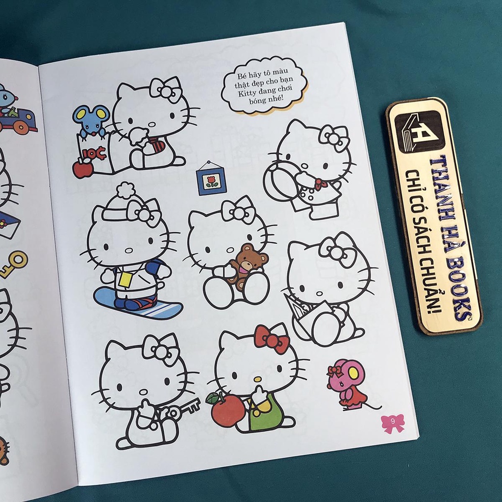 Sách - Hello Kitty - Rèn Luyện Khả Năng Quan Sát - Sở Thích Bao La Của Kitty (Sách tô màu dành cho trẻ 3+)