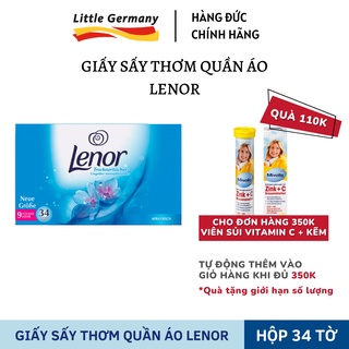 Giấy thơm quần áo đa năng Lenor - Dùng cho máy sấy, để tủ quần áo, tủ giày, ga giường, gối - Hàng Đức nội địa