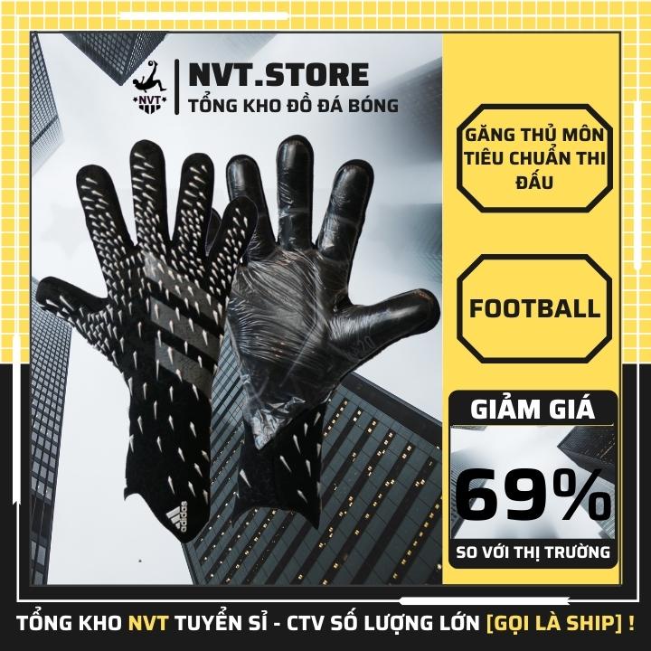 Găng tay thủ môn dành cho thi đấu ôm tay, bao tay thủ môn Adidas Predator Freak không xương chống nước - NVT.store.vn