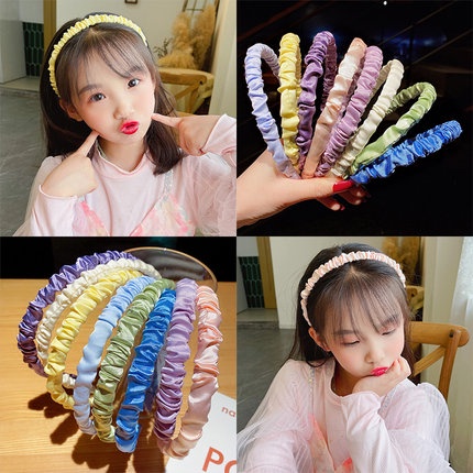 Băng Đô Cài Tóc Bằng Vải Voan Thanh Lịch Phong Cách Hàn Quốc Mới Cho Nữ
