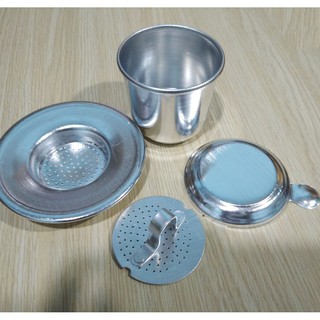 Phin pha cà phê nhôm 1 người uống