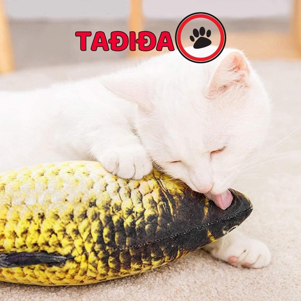 Đồ Chơi Cá Catnip Nhồi Bông 3D Cho Thú Cưng Chó Mèo – Tadida Pet