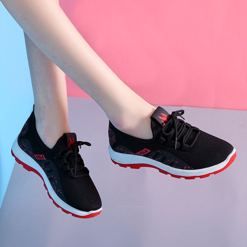 Giày sneaker thể thao nữ buộc dây siêu nhẹ V223