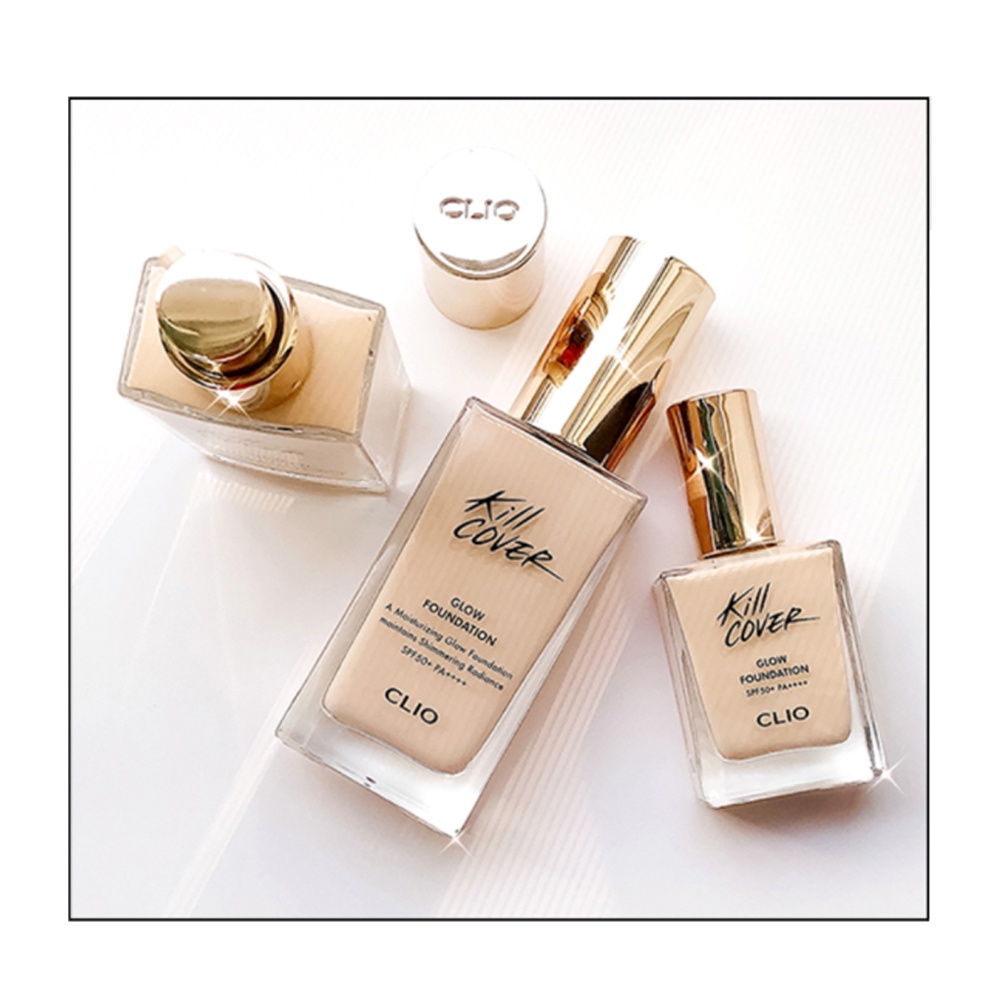 Kem Nền Bóng Mượt Clio Kill Cover Glow Foundation Spf50+ Pa++++ 38G