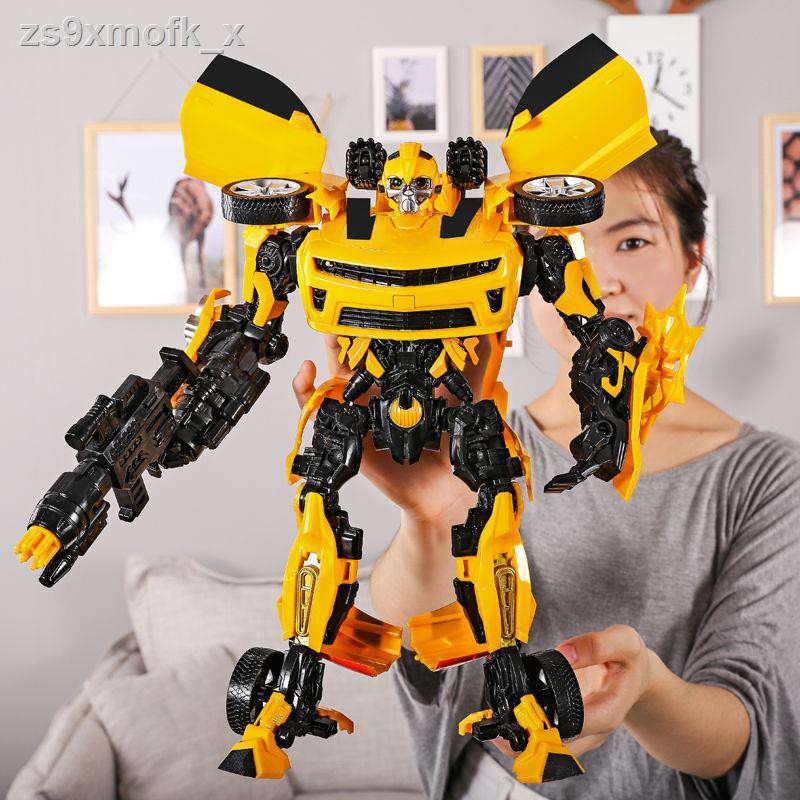 □Đồ chơi trẻ em biến hình King Kong 5 Optimus Sky Hornet ô tô khủng long robot hình mô hình siêu lớn