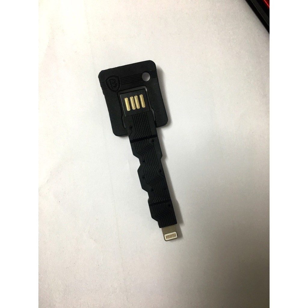 Thanh Lý  Cáp Lightnin+ Baseus ngắn 7cm sạc điện thoại máy tính bảng sạc dự phòng , Truyền dữ liệu tiện ích dễ mang t