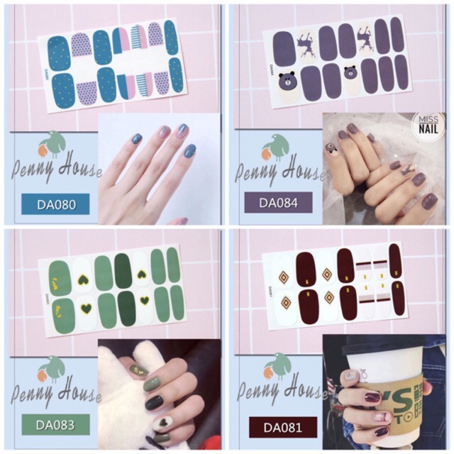 Nail wraps (dán móng tay) (P2