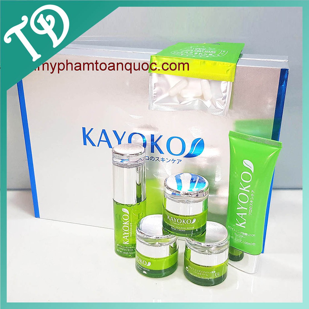 Mỹ phẩm nám Kayoko 5in1, mỹ phẩm mờ nám, tàn nhang và làm trắng da.
