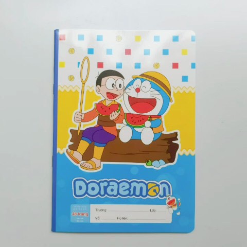 Vở ô ly (4 ly) cao cấp Doraemon 48-80 trang