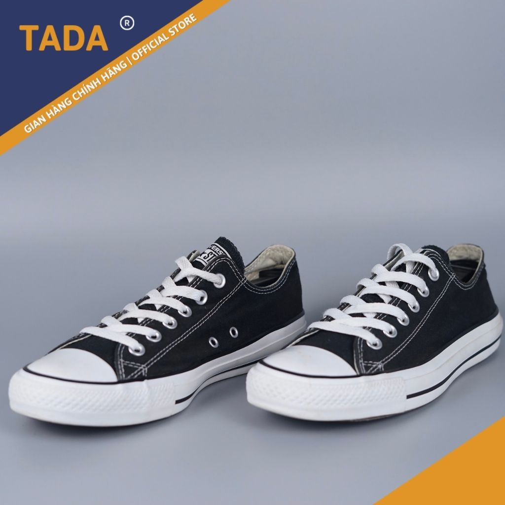 [Giày 2hand real] Giày Converse Low Black Real 2hand Cond 9+