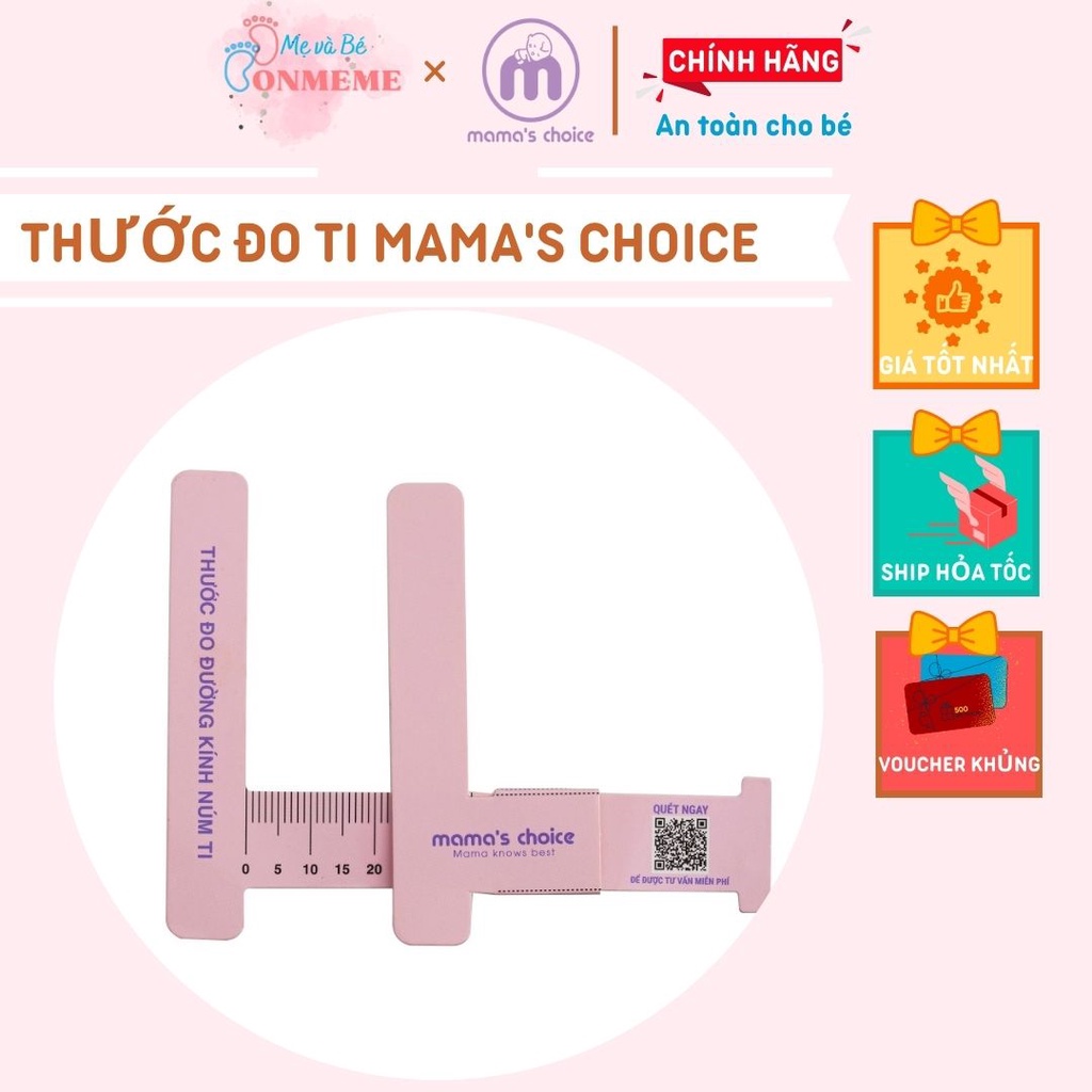 Thước đo ti Mama's Choice, Xác Định Đường Kính Giúp Mẹ Chọn Phễu Phù Hợp