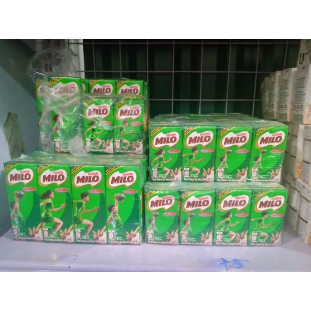 Sữa Milo Nestle Lốc 4 Hộp 110ml - 180ml