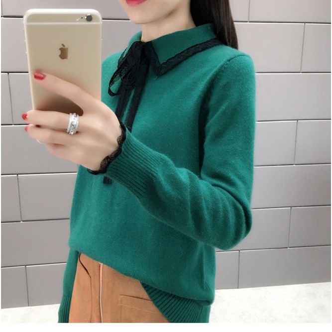 Áo Sweater Dệt Kim Mỏng Dáng Rộng Phong Cách Hàn Quốc Thời Trang Mùa Thu Cho Nữ | BigBuy360 - bigbuy360.vn