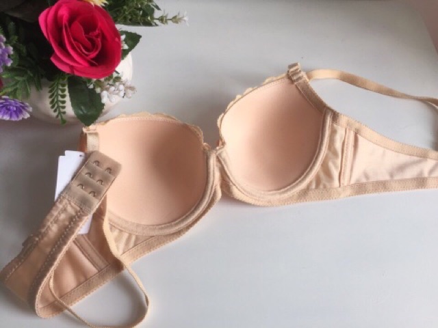 Áo lót nữ mút mỏng ren cài sau 2 móc Belle 249