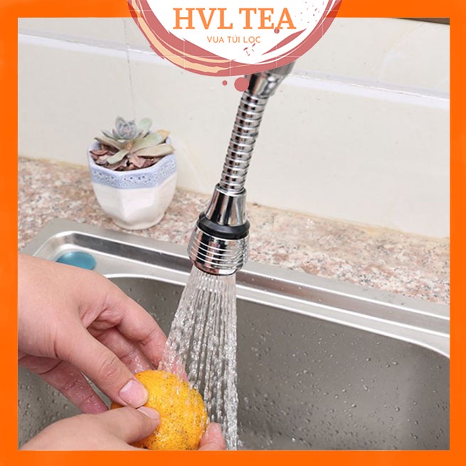 Vòi nối tăng áp bồn rửa chén xoay 360 độ, đường kính đầu vòi 3.5 cm, HVL TEA