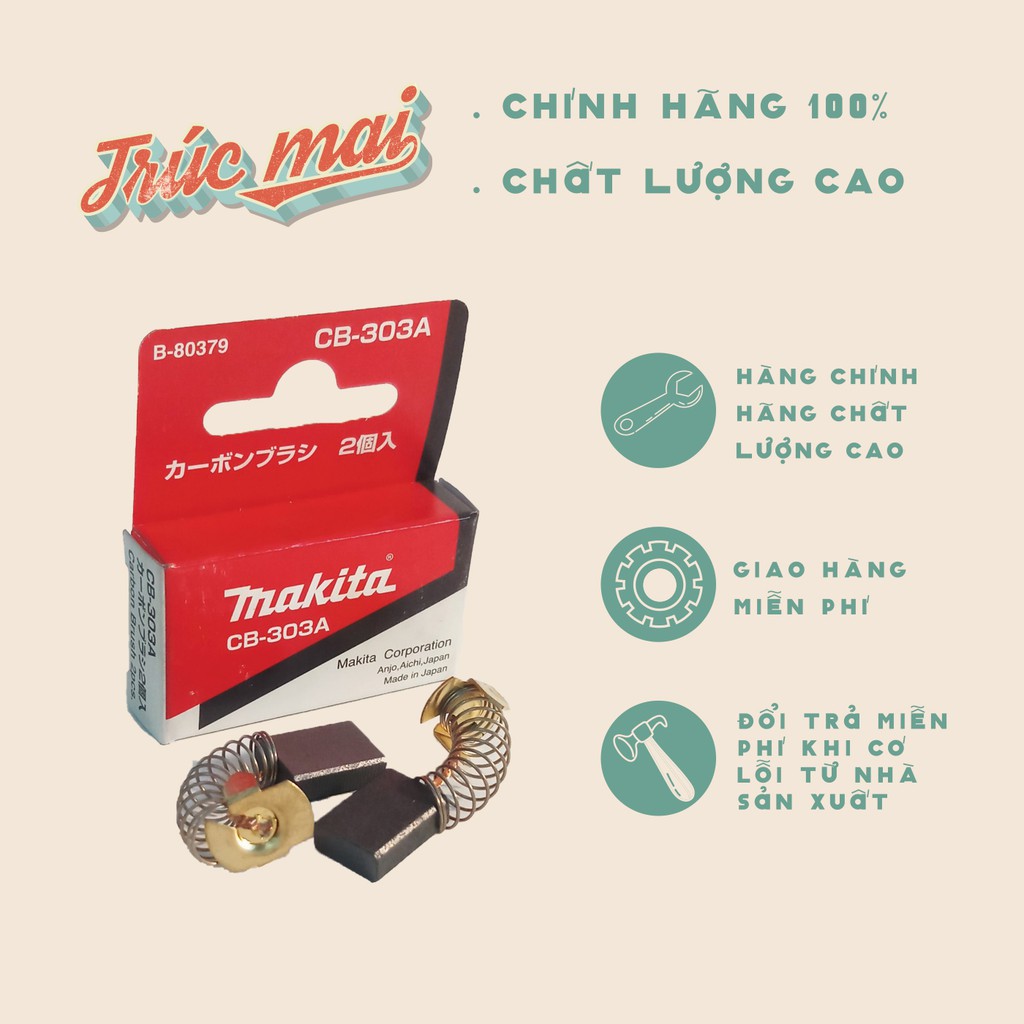 chổi than máy hàn, máy mài MAKITA [hàng chính hãng] [chất lượng cao]