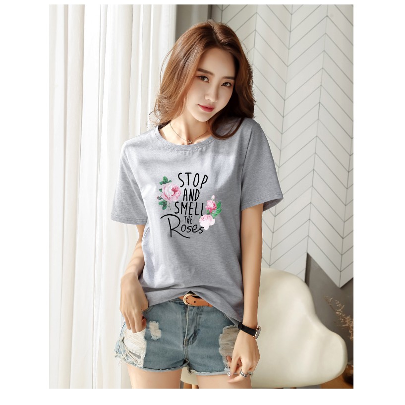 Áo in Hoa Hồng AT24 | BigBuy360 - bigbuy360.vn