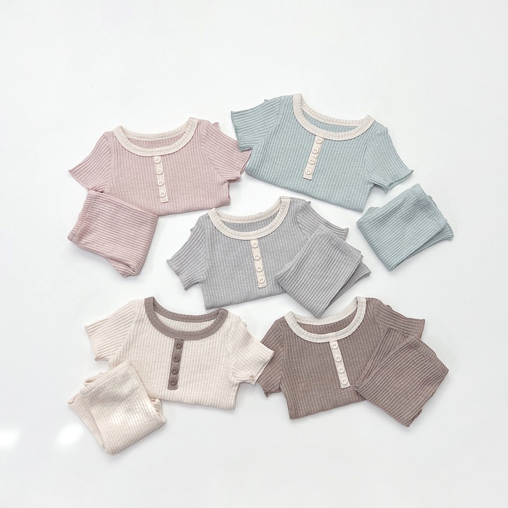 Áo Thun Và Quần Short Thời Trang Mùa Hè Cho Bé Trai Và Bé Gái