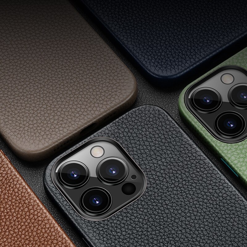 Bao Da Bò Thật Cao Cấp Phong Cách Ý Cho iphone 12 13 pro max 14 plus 15 pro Ốp
