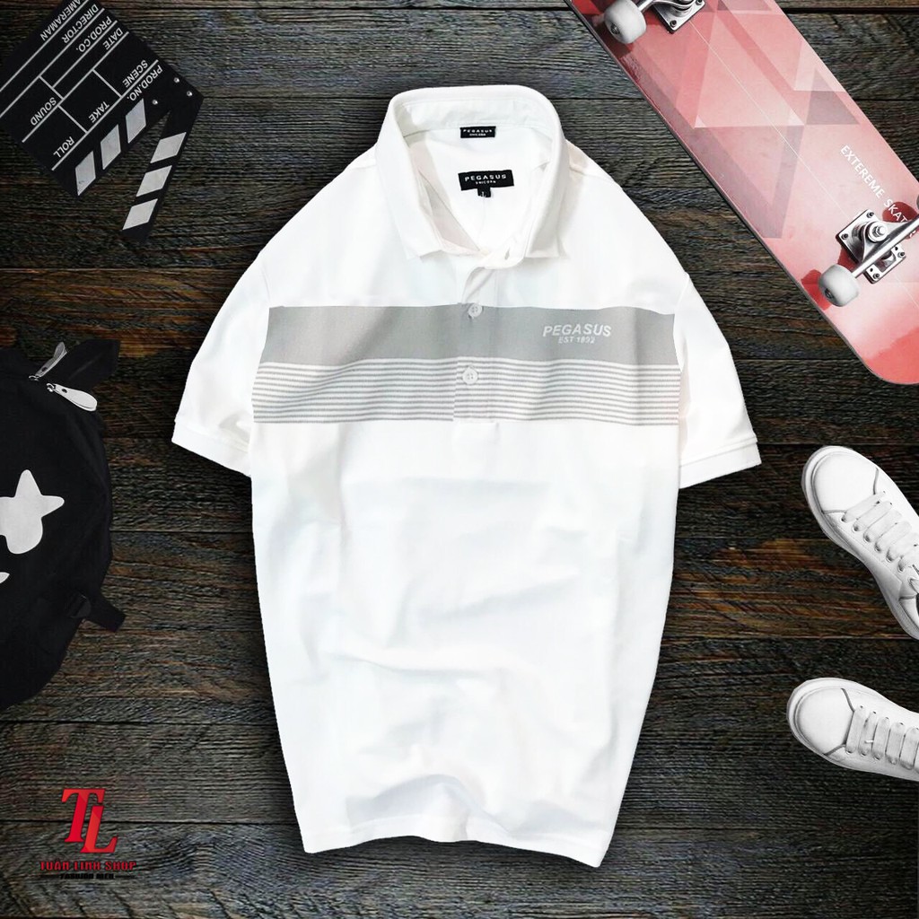 ÁO THUN NAM CAO CẤP CỔ BẺ P1982 | BigBuy360 - bigbuy360.vn