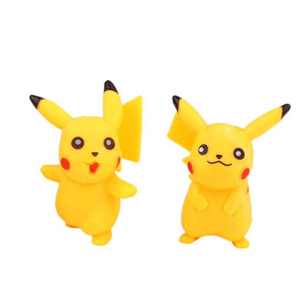 Set 6 Mô Hình Đồ Chơi Nhân Vật Hoạt Hình Pikachu Đáng Yêu