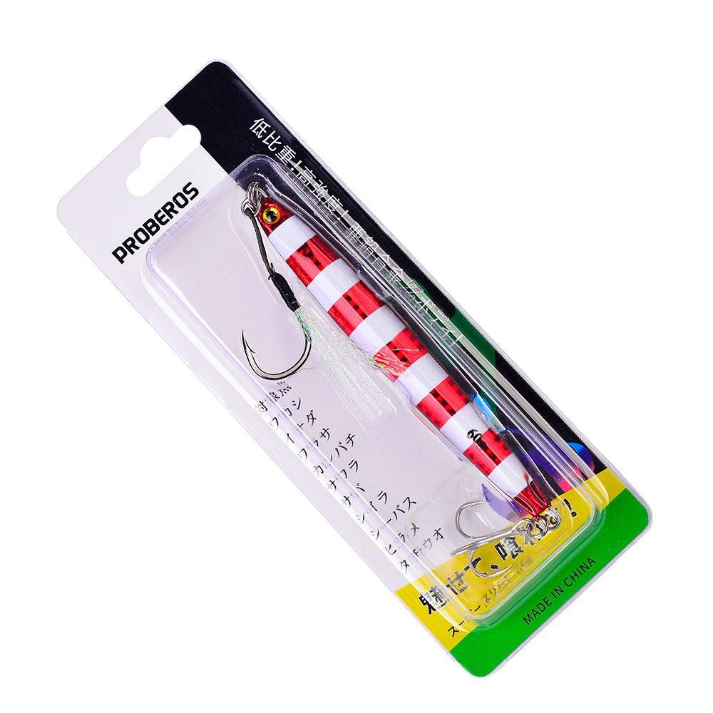 Mồi Câu Cá Giả Bằng Kim Loại Gắn Móc Đôi 40G 105mm Chuyên Dụng