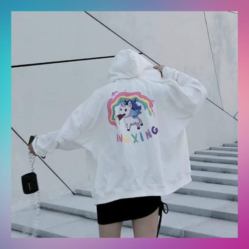 [UY TÍN-CHẤT LƯỢNG] Áo khoác nỉ unisex KN9 dây kéo,cầu vồng INGXING | BigBuy360 - bigbuy360.vn
