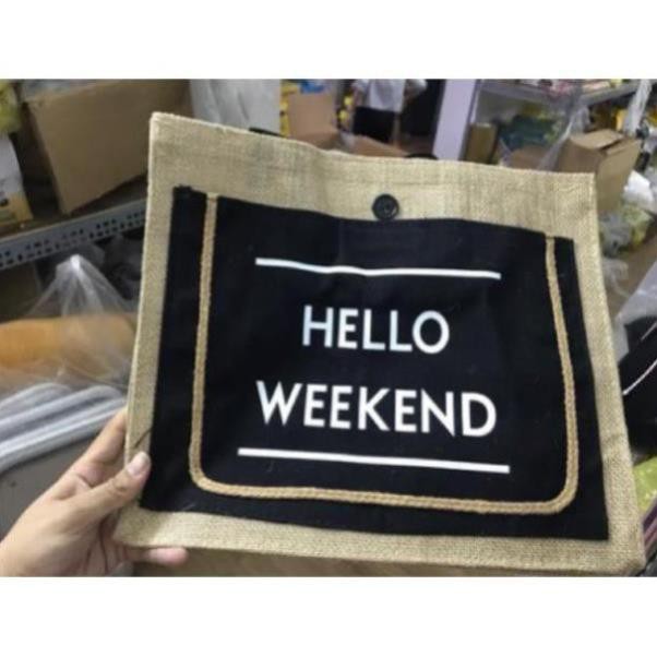 [VUA GIÁ RẺ] TÚI XÁCH CÓI HELLO WEEKEND SIÊU ĐẸP siêu chất lượng