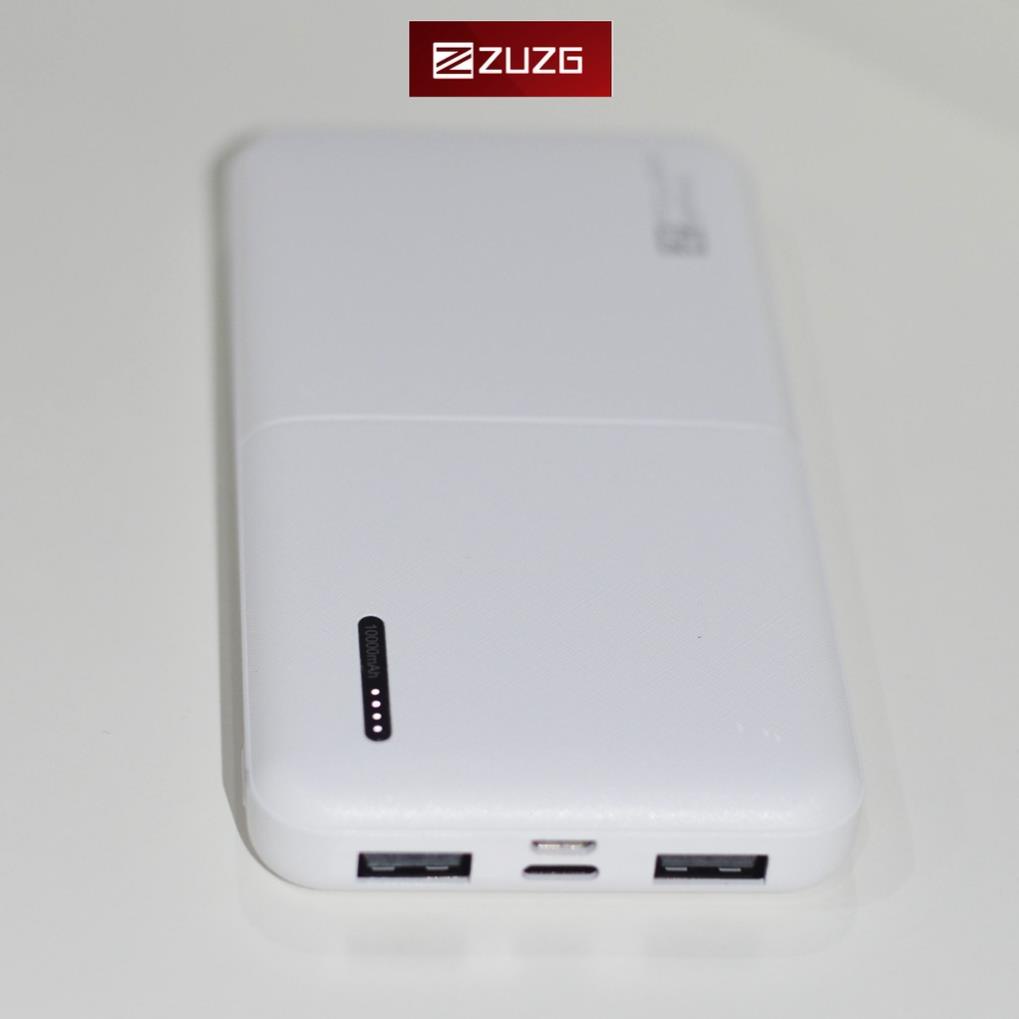 [HOT] Sạc dự phòng 10000mAH 2 cổng J01 - Hàng chính hãng ZUZG