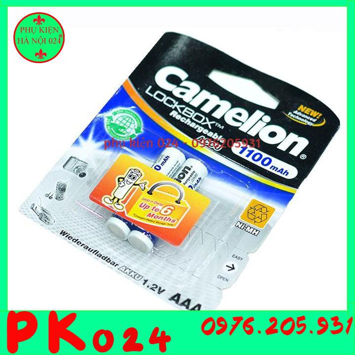 Bộ 2 Pin Sạc AA CAMELION 1100mAh Cao Cấp