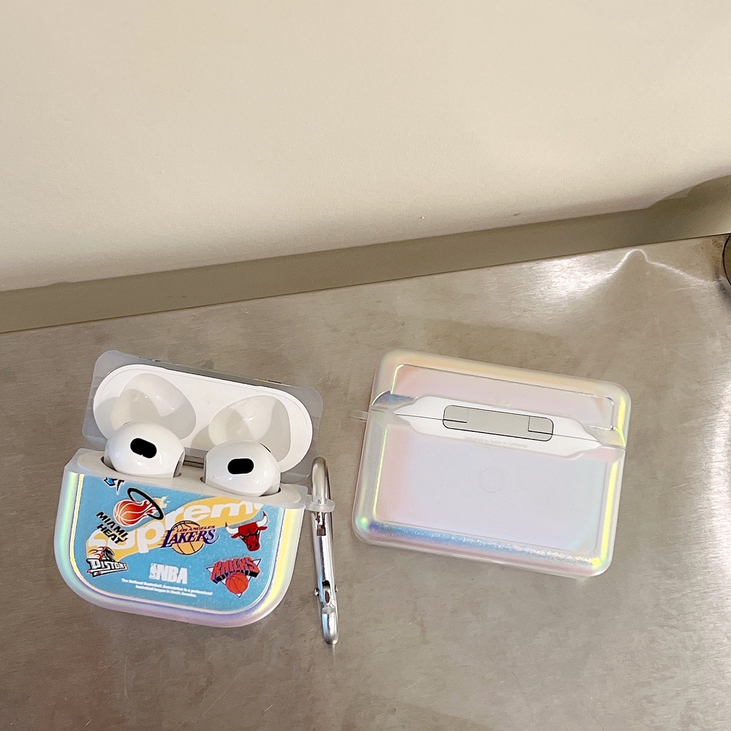 Vỏ Bảo Vệ Hộp Sạc Tai Nghe AirPods3gen 2021 AirPods3 AirPodsPro AirPods2gen Họa Tiết NBA Ốp