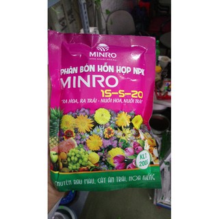 Phân npk giúp ra hoa minro 15-5-20 - 200g
