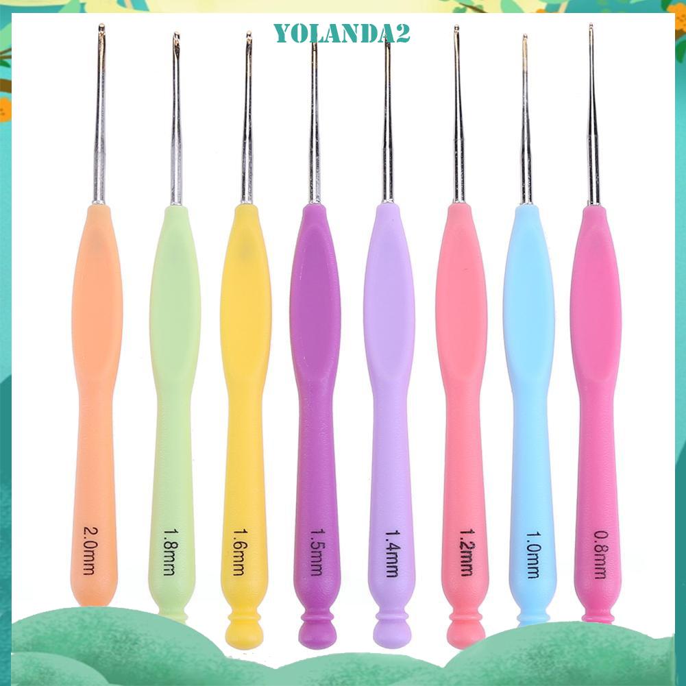 Bộ 8 Cây Kim Đan Nhôm Cán Nhựa