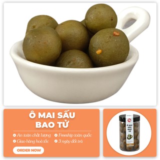 Ô mai sấu bao tử giòn chua cay ngọt VIETGOURMET, sấu non miền Bắc đặc sản Hà Nội, quà tặng ăn vặt bổ sung vitaminC 200g