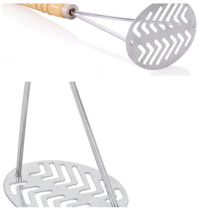 Dụng cụ nghiền khoai tây,rau củ cán gỗ - AT
