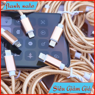 ( Flash Sale ) Dây Cáp Sạc iphone Bọc Dù Siêu Bền