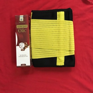 Gel tan mỡ olic kèm đai định hình sinh nhiệt
