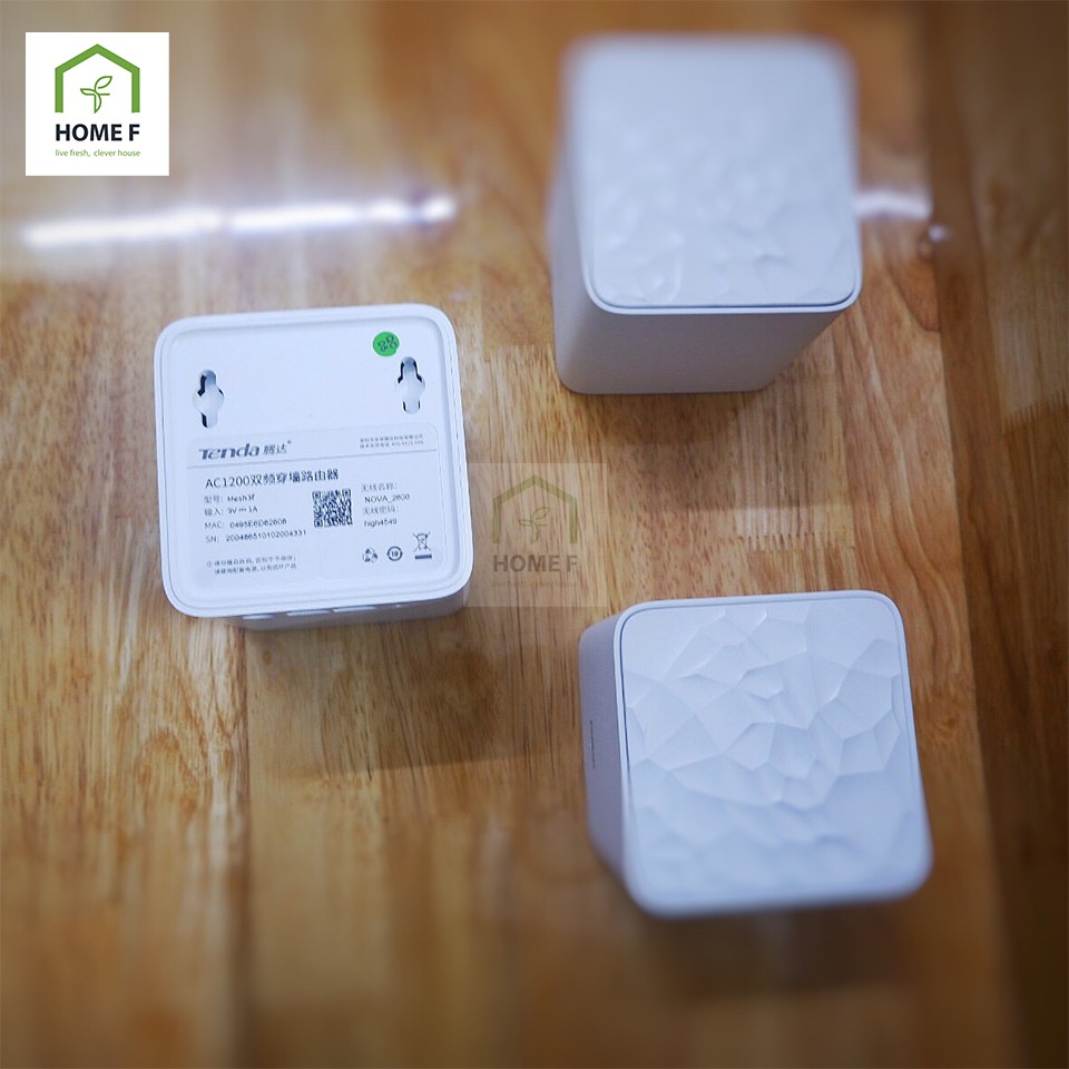 Hệ thống WiFi mạng lưới phủ sóng khắp nhà Tenda Nova MW3 ( phủ rộng tới 300 mét vuông) ( 3 bộ) | BigBuy360 - bigbuy360.vn
