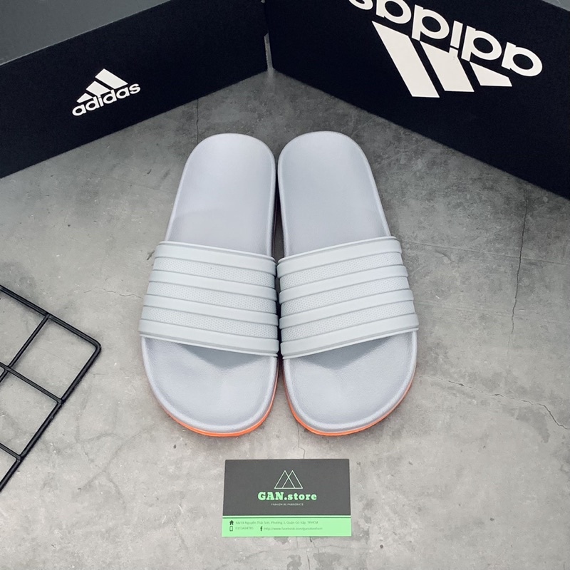 DÉP ADIDAS XÁM NEO 2 - Tone màu xám cam thời thượng phong cách