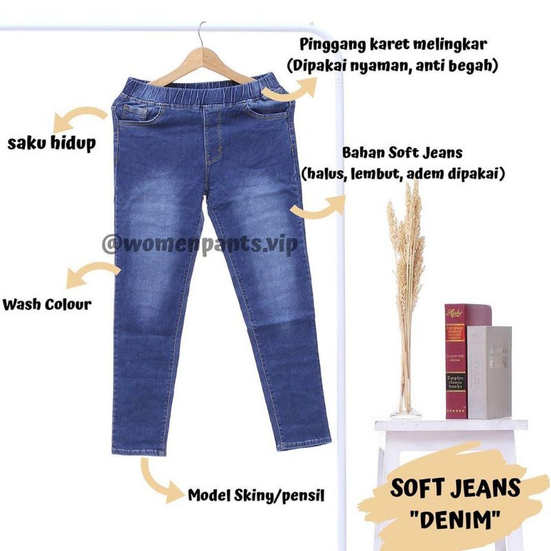 Edhip.id||Quần Jean Nữ Lưng Cao Jumbo Vải Jean Levis