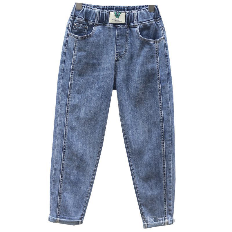 Quần Jean Lưng Thun Cao Mẫu Mới Năm 2022 Thời Trang Cho Nữ